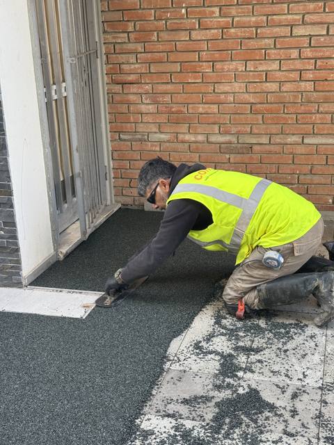 Έργο πέτρινου χαλιού VUBA από την CONCREX στην Κύπρο
