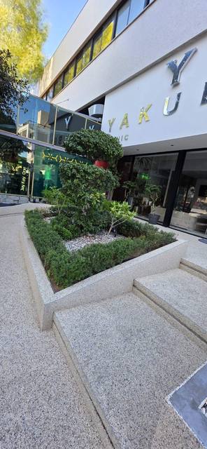Έργο πέτρινου χαλιού VUBA από την CONCREX στην Κύπρο