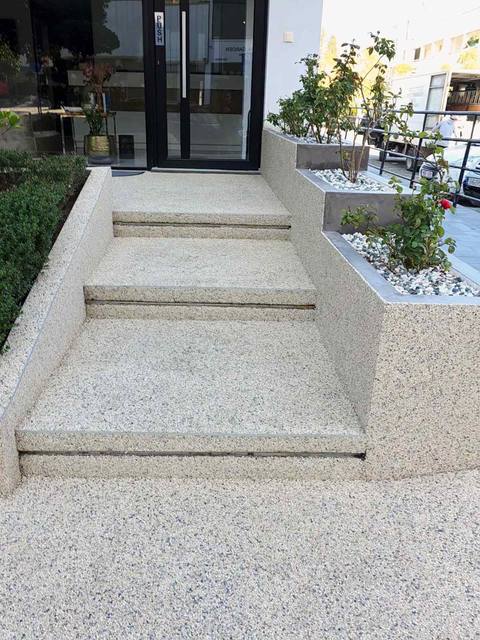 Έργο πέτρινου χαλιού VUBA από την CONCREX στην Κύπρο