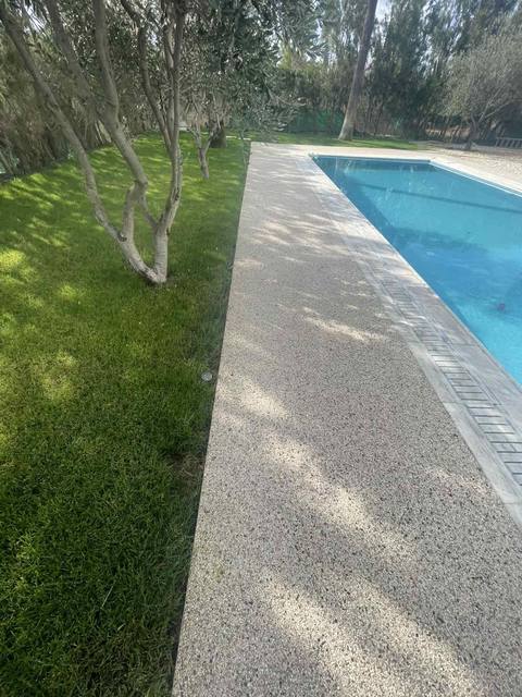 Έργο πέτρινου χαλιού VUBA από την CONCREX στην Κύπρο