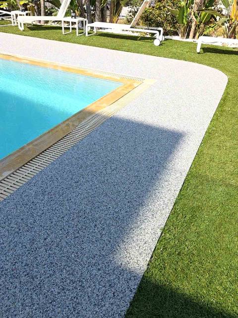 Έργο πέτρινου χαλιού VUBA από την CONCREX στην Κύπρο